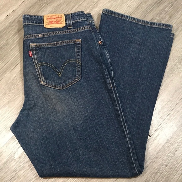 Levi’s 515 Medium Wash Boot Cut Jeans size 18 - Picture 1 of 9